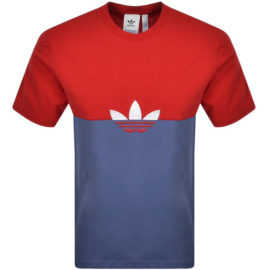 Alternative Image for Productadidas Originals Slice Trefoil T Shirt Red1